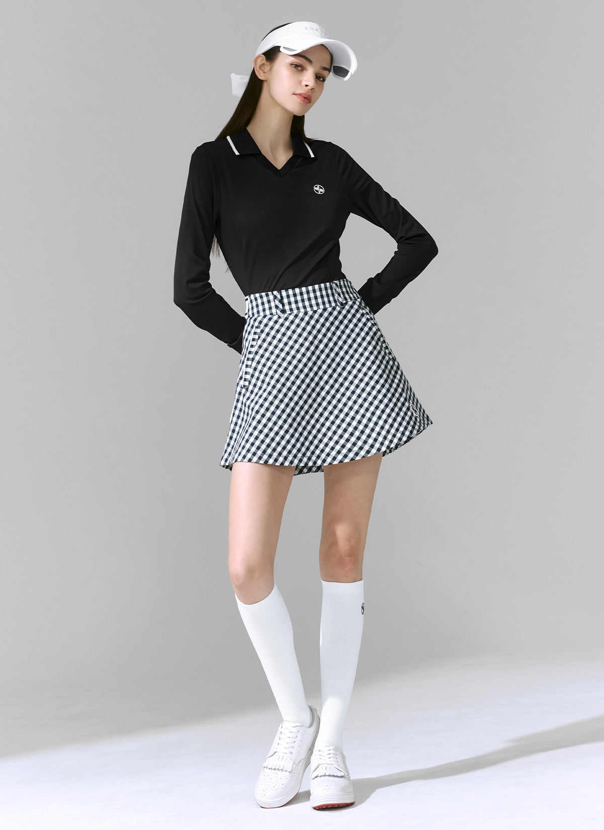 Stylish Check Flare Skirt for Women - Trendy Plaid A-Line Skirt | Perfect for Office, Party & Casual Outfits