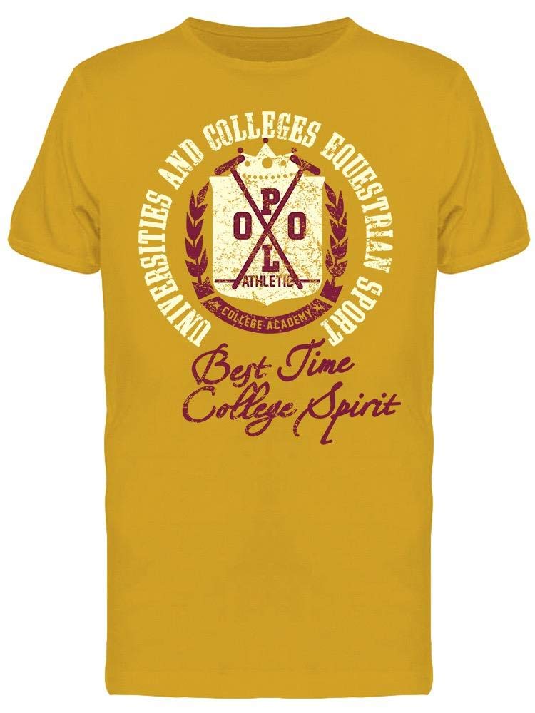 Men's College Polo Sports Tee - Comfortable Athletic Shirt for Casual Wear, Gym & Campus Activities