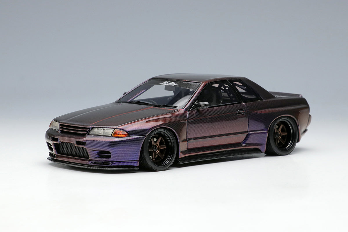 Eidolon 1:43 Nissan Skyline (BNR32) GT-R Garage Active Full Dry Carbon R SEMA 2022 Edition - Collectible Diecast Model Car for Display & Racing Enthusiasts - Perfect for Home Office Decor, Car Shows, and Gift Giving