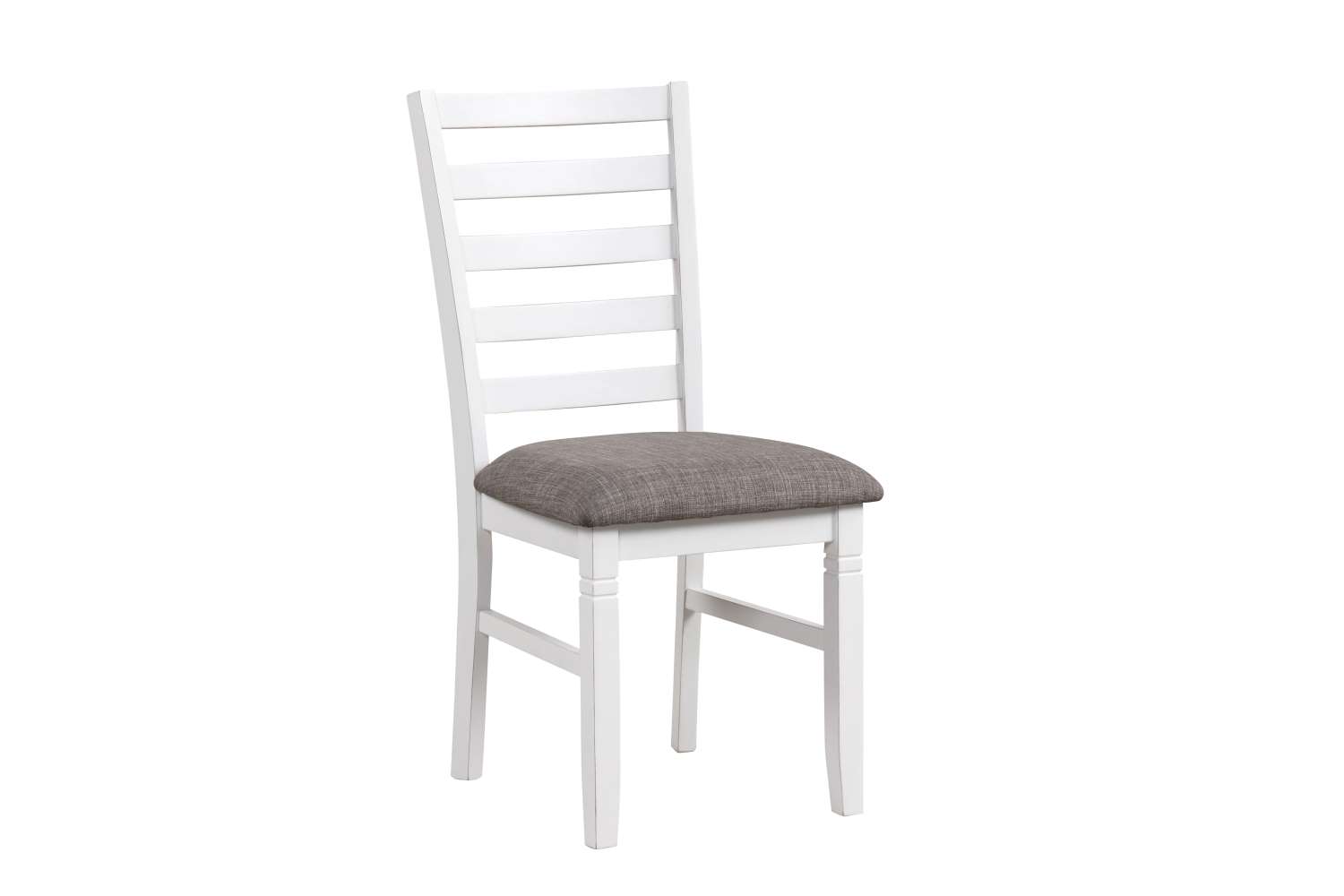 Breeze Side Chair - White & Grey Modern Accent Chair for Dining Room, Living Room, or Office | Comfortable & Stylish Seating Solution