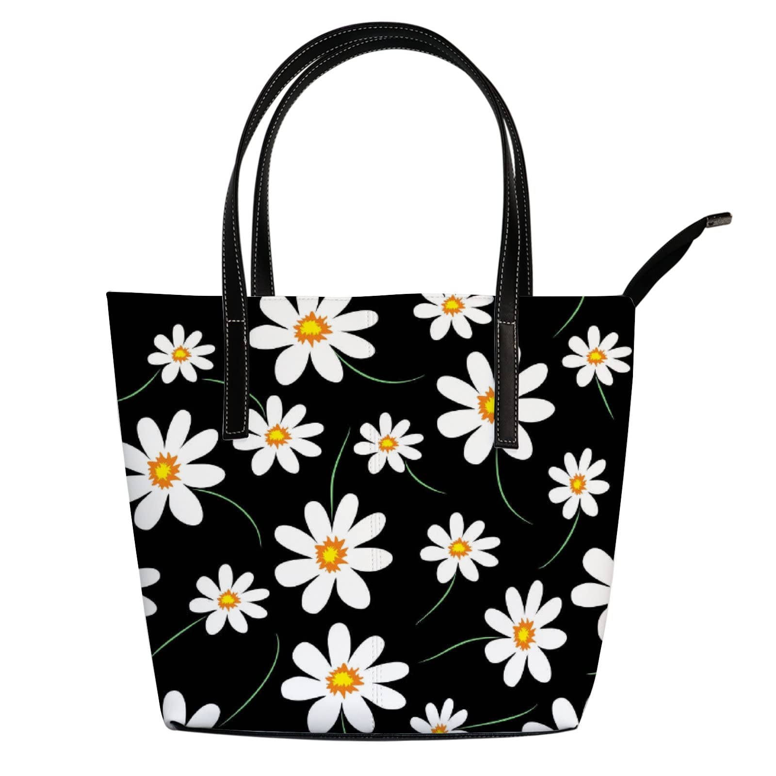 Women's Leather Crossbody Handbags & Work Tote Bags with Zipper - Stylish Coach-Inspired Designer Purse for Office, Travel & Everyday Use