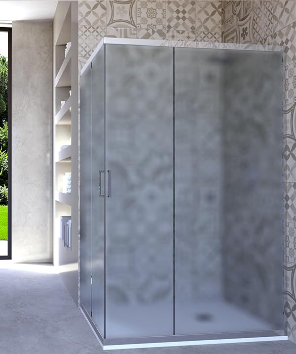 70x90cm Matte Sliding Door Corner Shower Box - Hydra Box - Perfect for Small Bathrooms & Modern Home Design