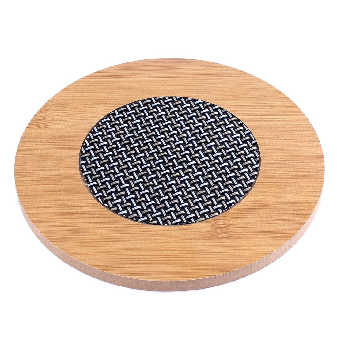 Heat-Resistant Wooden Round Coaster Pad for Cups & Pots - Durable Household Table Protector for Hot Dishes, Coffee, Tea, and Kitchen Use
