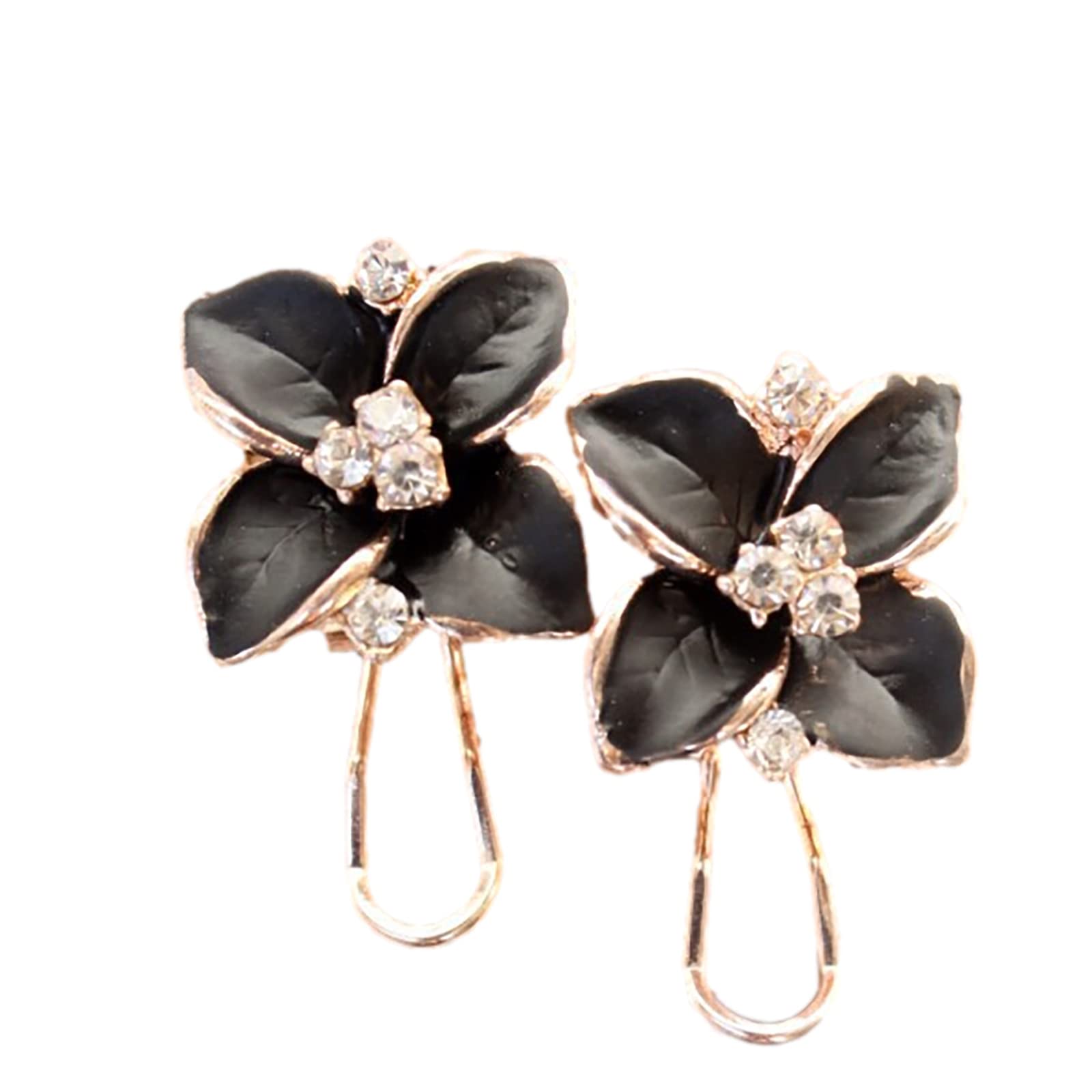 Healing Crystal Hand Carved Flower Earrings for Women – Protective Gemstone Jewelry for Meditation, Yoga & Spiritual Healing