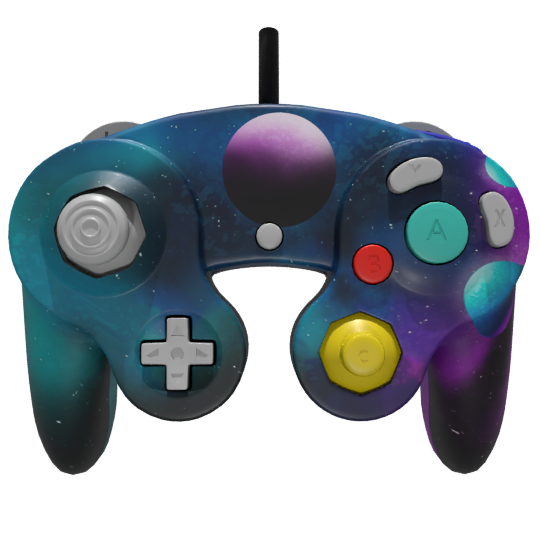 Custom GameCube Controller - Celestial Design for Nintendo GameCube - Perfect for Gaming, Collecting & Retro Enthusiasts