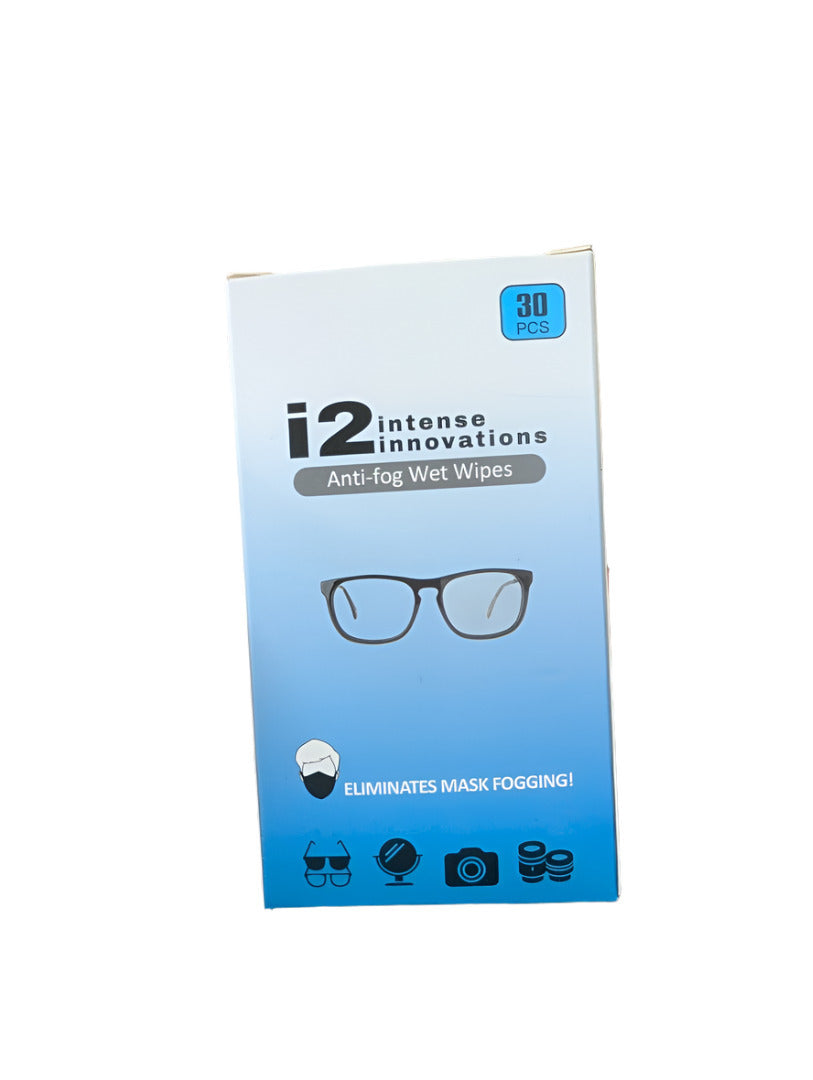 Anti Fog Wet Wipes for Glasses & Goggles - Clear Vision for Swimming, Skiing, and Outdoor Activities