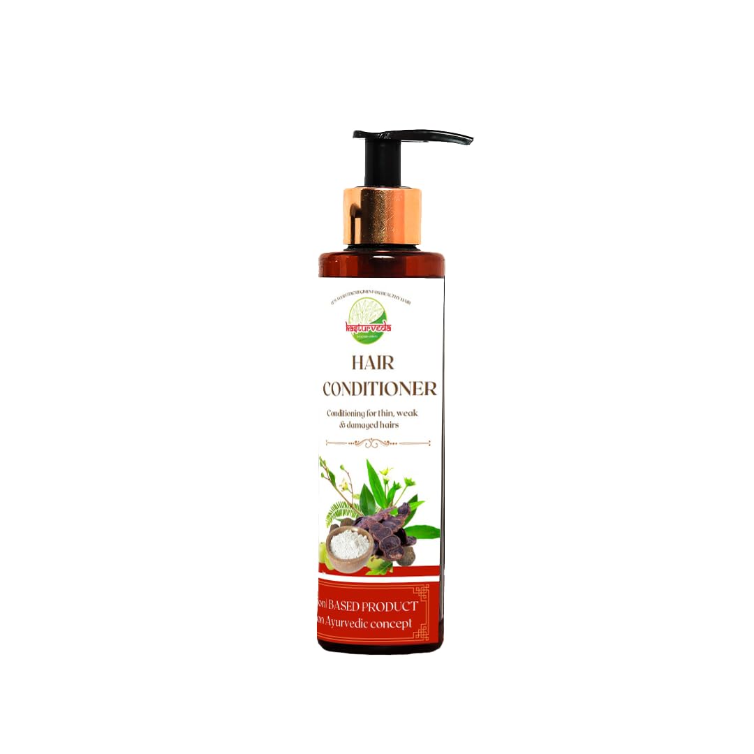 Kasturveda Natural Hair Conditioner for Dry and Frizzy Hair - Moisturizing & Nourishing Treatment for Men & Women (100ml) | Perfect for Damaged Hair Repair & Daily Hydration