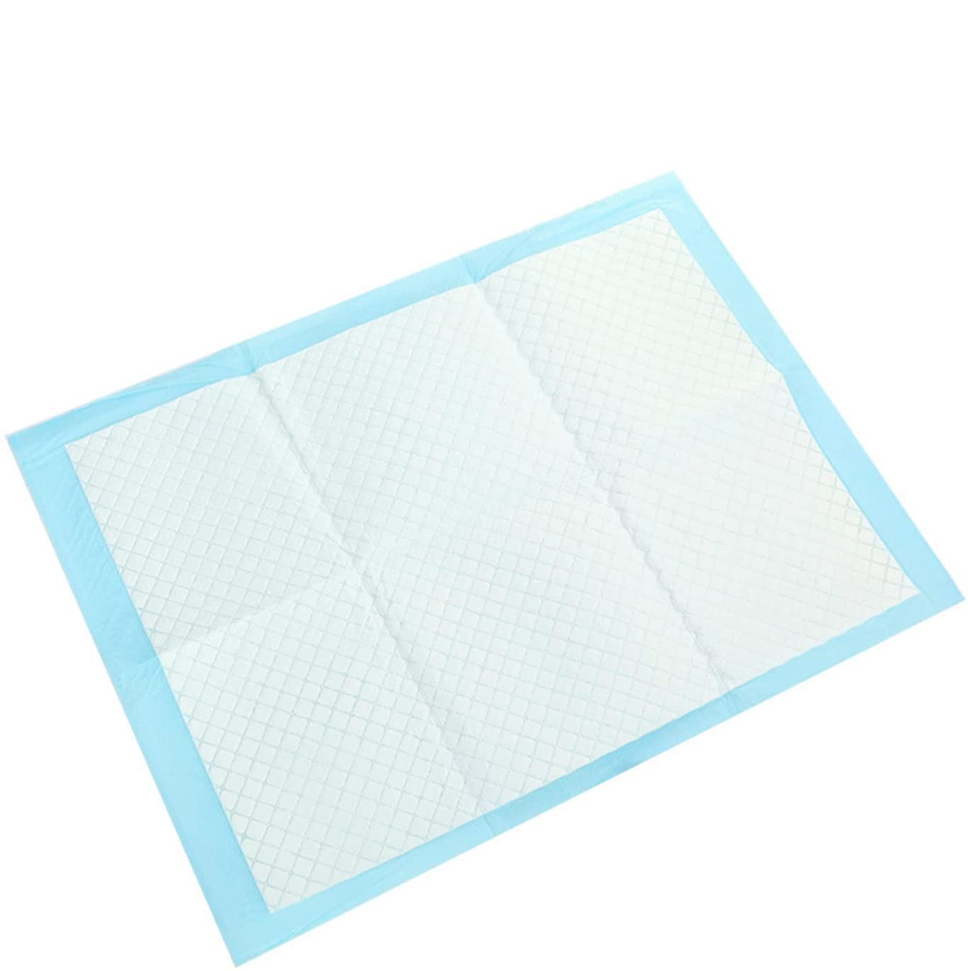 **Super Absorbent Disposable Dog Pee Pads - Breathable Non-Woven Puppy Training Pads, Leak-Proof & Quick-Drying Pet Pads for Small Dogs (Blue, 1-Pack) – Ideal for Crate Training, Housebreaking & Travel**