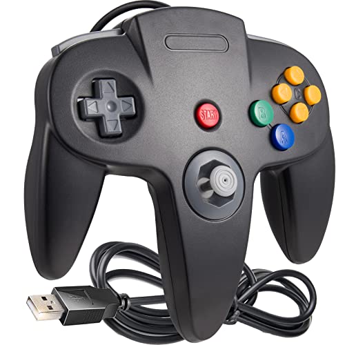 USB N64 Controller for PC, Mac, Linux - Plug & Play Gaming