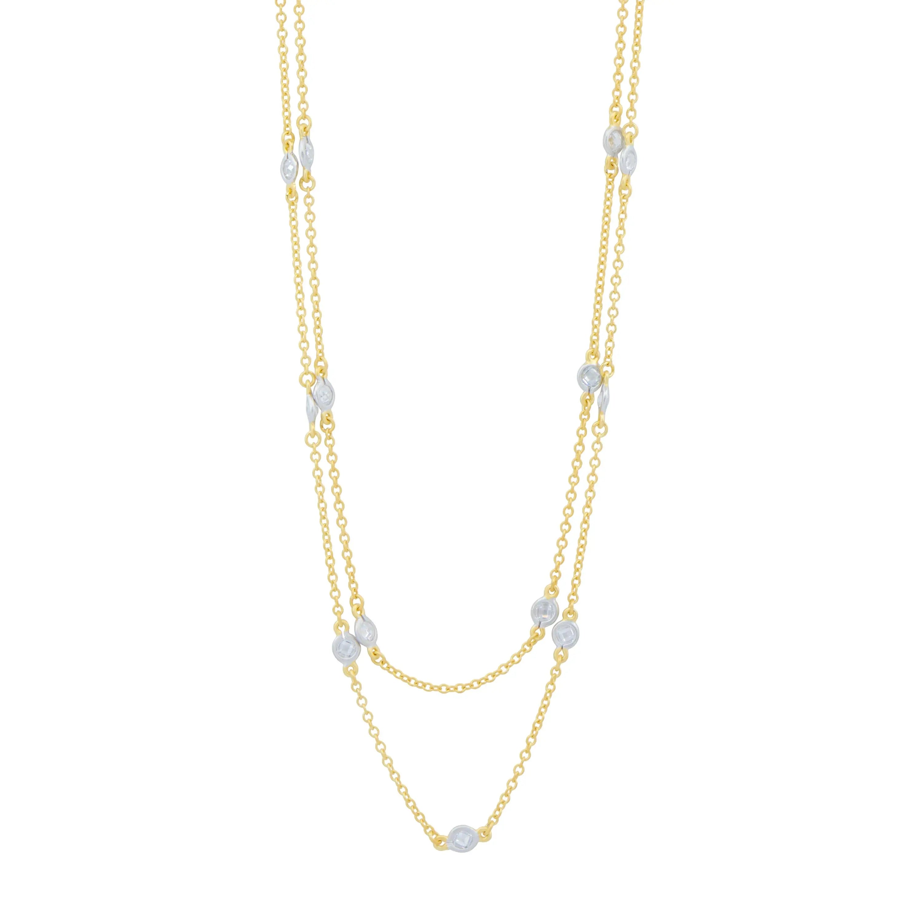 Bright Sky Station Necklace - Elegant Celestial Jewelry for Women, Dainty Star & Moon Pendant Necklace, Perfect Gift for Her, Birthday, Anniversary, Valentine's Day | Wear for Date Night, Office, Party, Everyday Fashion