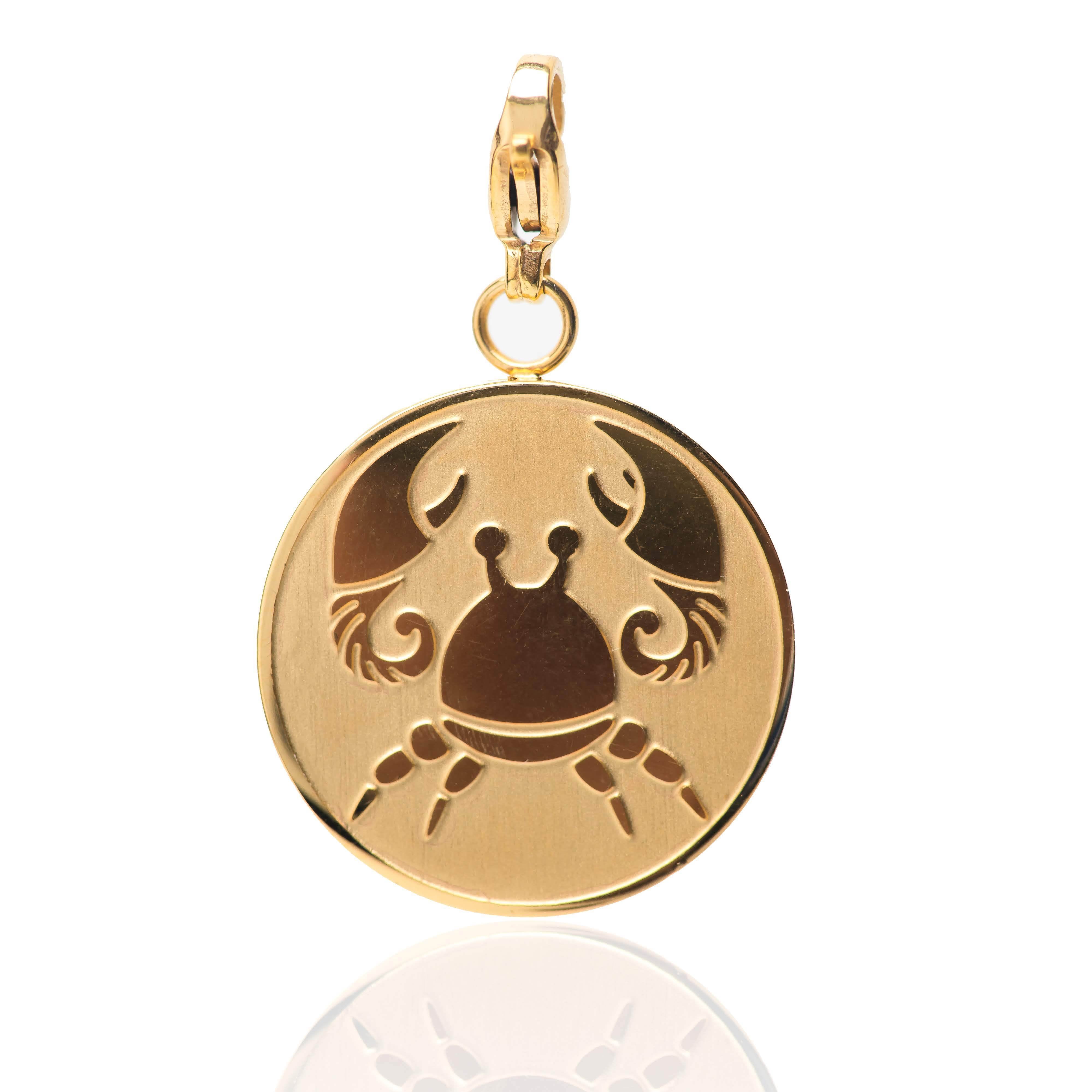 Cancer Zodiac Sign Medallion Necklace - Sterling Silver Zodiac Pendant for Women - Perfect Birthday Gift for Cancer Sign - Ideal for Daily Wear, Special Occasions & Spiritual Healing