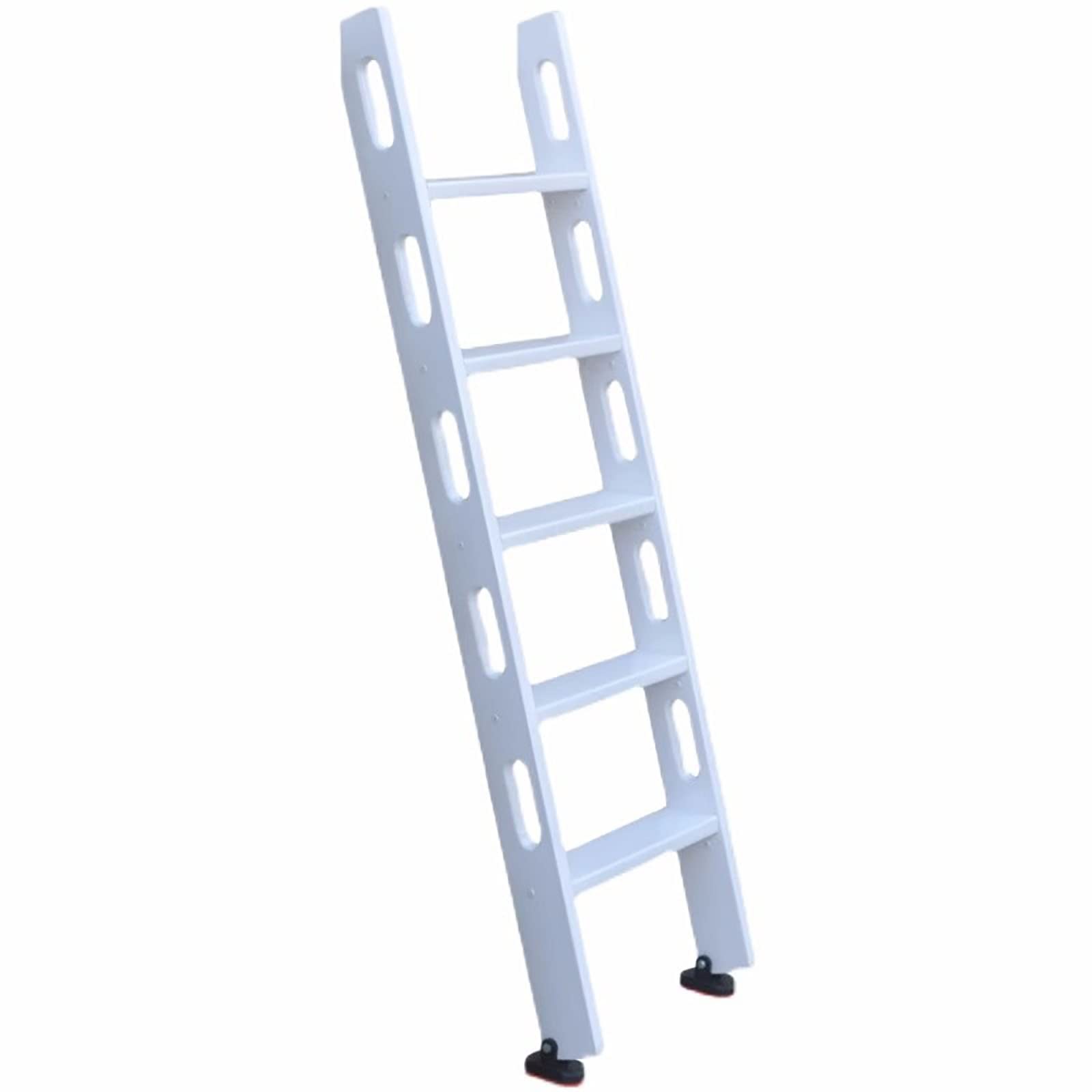 5-Step Wooden Stool Ladder with Handrail & Non-Slip Feet - Sturdy 59 Inch Step Stool for Kids Room, Apartments, Bedrooms - Perfect for Home Decor, Storage & Safe Climbing