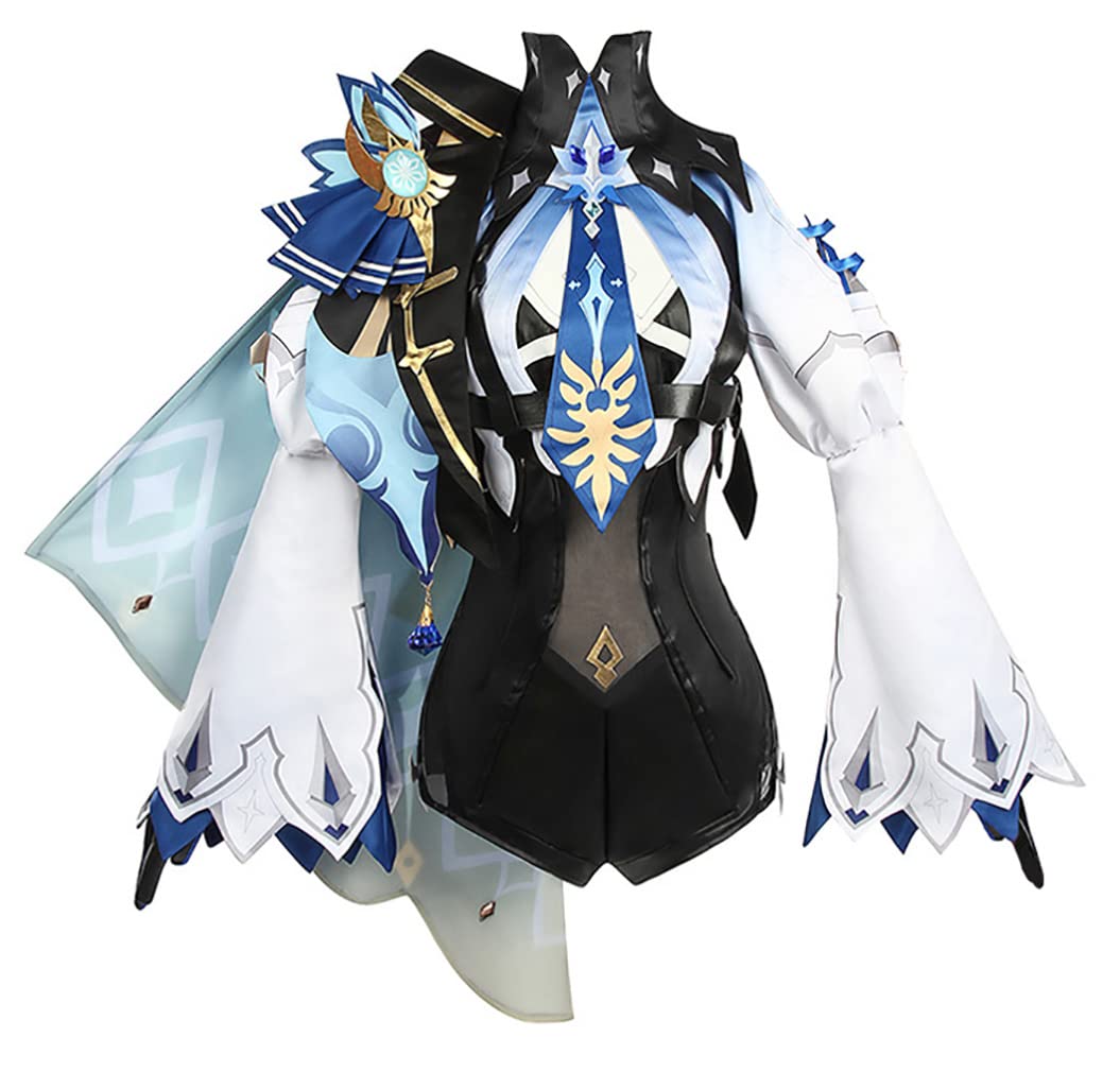 Ksmate Genshin Impact Eula Lawrence Cosplay Costume - Premium Quality Anime Game Character Outfit for Halloween, Comic Con & Cosplay Events