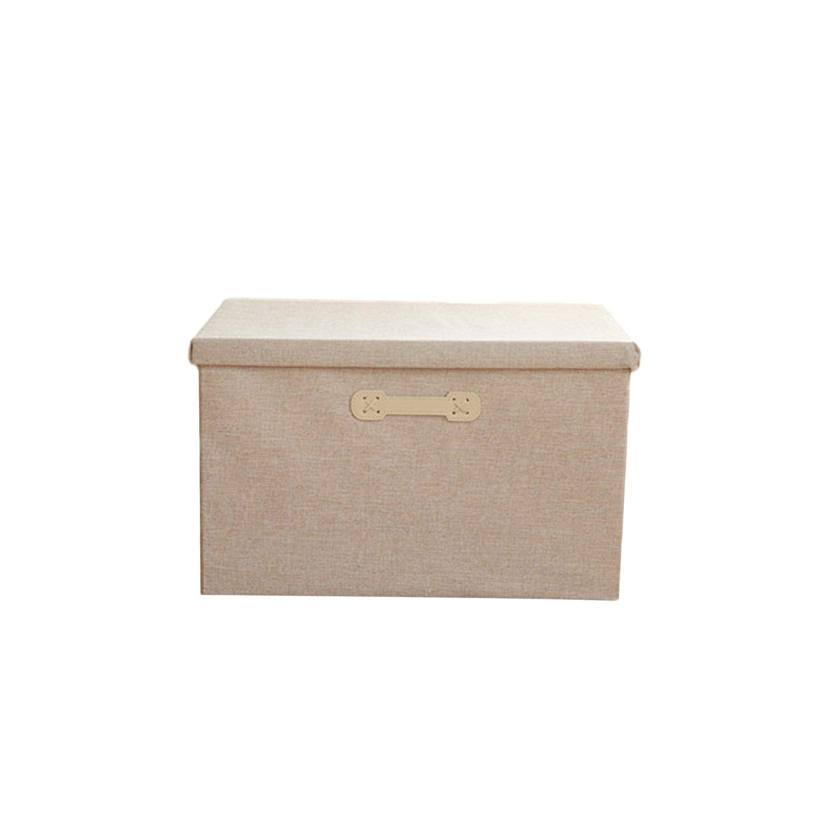 Foldable Storage Bins with Handles - Large Capacity Clothes Organizer Boxes for Bedroom, Closet & Office | Space-Saving Storage Solution for Home Organization