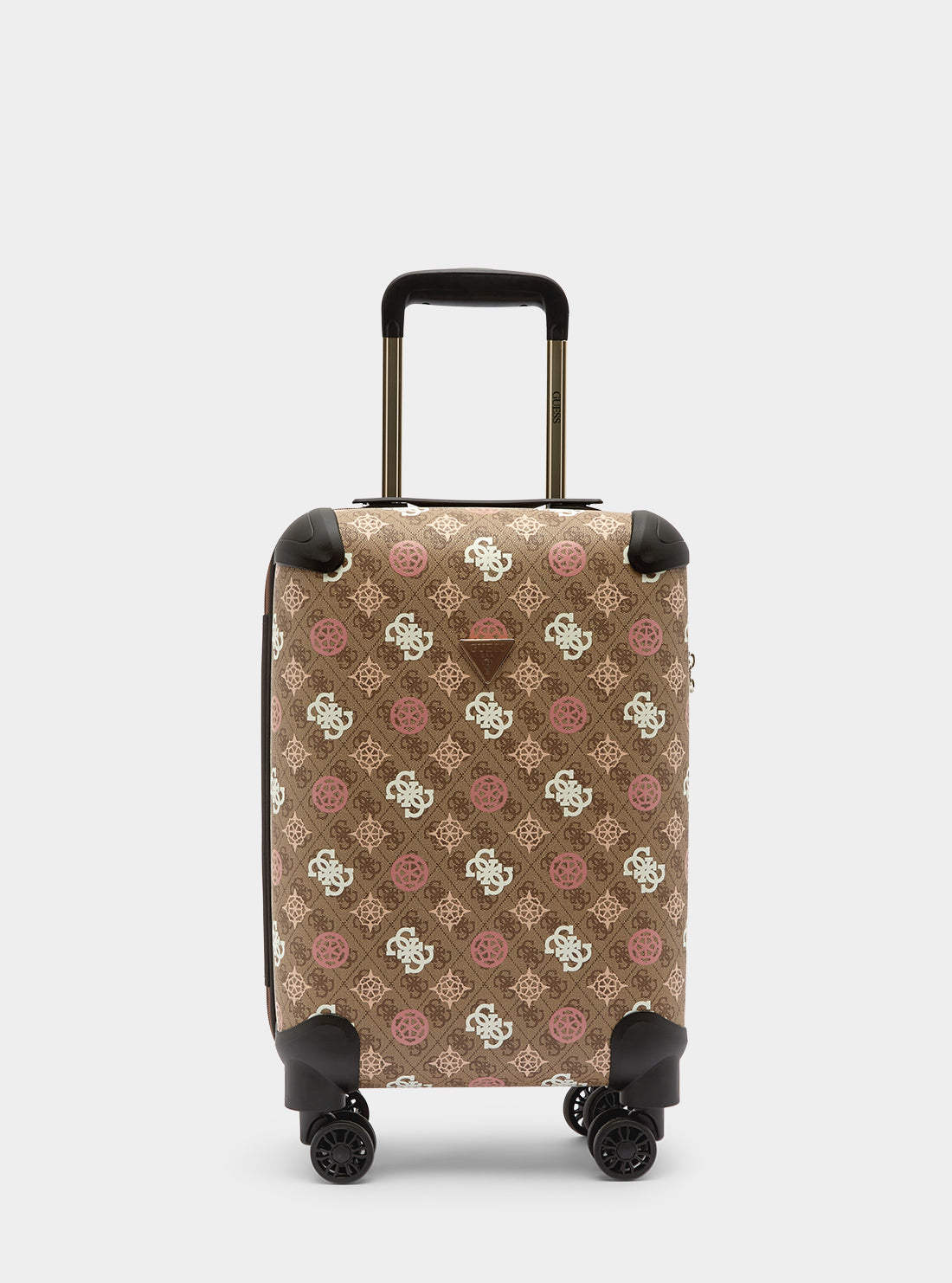 Eliette 45cm Brown Logo Carry-On Suitcase - Perfect for Business Travel & Weekend Getaways