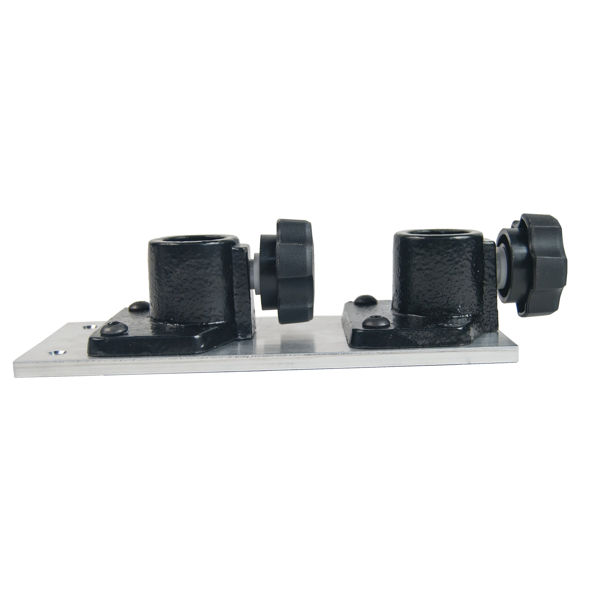 Heavy Duty Double Mounting Bracket - Universal Metal Wall Mount for TVs, Monitors & Shelves - Perfect for Home, Office & Garage Organization