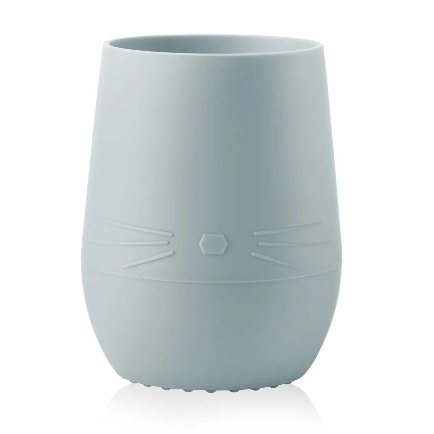 Ali+Oli Dream Blue Open Cup - BPA-Free Plastic Toddler Cup with Spill-Proof Lid & Handles - Perfect for Travel, Daycare & Learning to Drink Independently