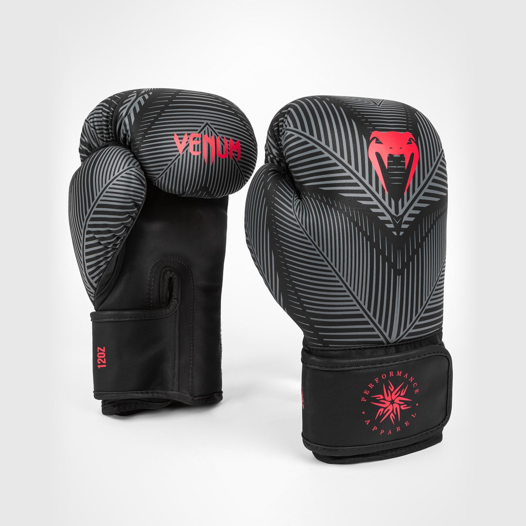 Venum Phantom Boxing Gloves - Premium Training Gloves for MMA, Muay Thai & Kickboxing - Black/Red - Ideal for Sparring, Bag Work & Fitness Training