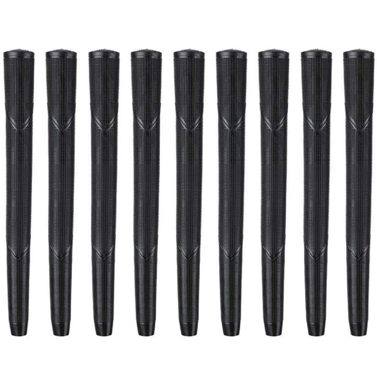 Karma Arthritic Golf Grips & Grip Kit - Black +3/32” Oversized for Reduced Grip Pressure - Ideal for Seniors and Arthritis Sufferers
