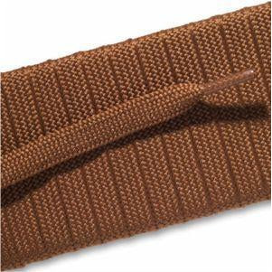 Fashion Athletic Flat Shoelaces - Light Brown (2 Pair Pack) | Durable & Stylish Laces for Running Shoes, Sneakers & Casual Wear