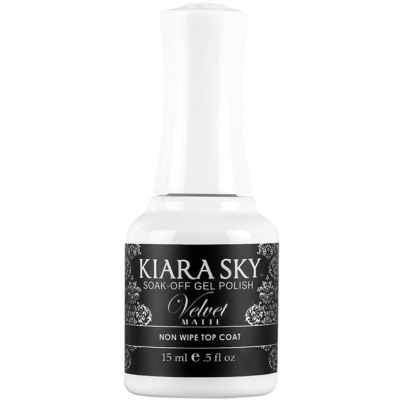 VELVET MATTE TOP COAT - Long Lasting Nail Polish Sealer for Gel & Acrylic Nails - Perfect for Salon Quality Manicures at Home