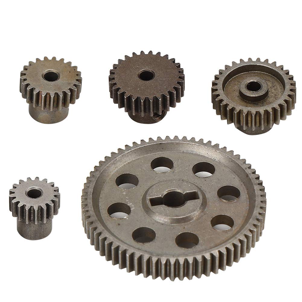 Upgraded Metal Spur Gear 64T 17T 21T 26T 29T Differential Main Gear for HSP & RedCat 1/10 RC Cars - High-Performance Motor Gear Replacement Part for Off-Road Racing and Drifting