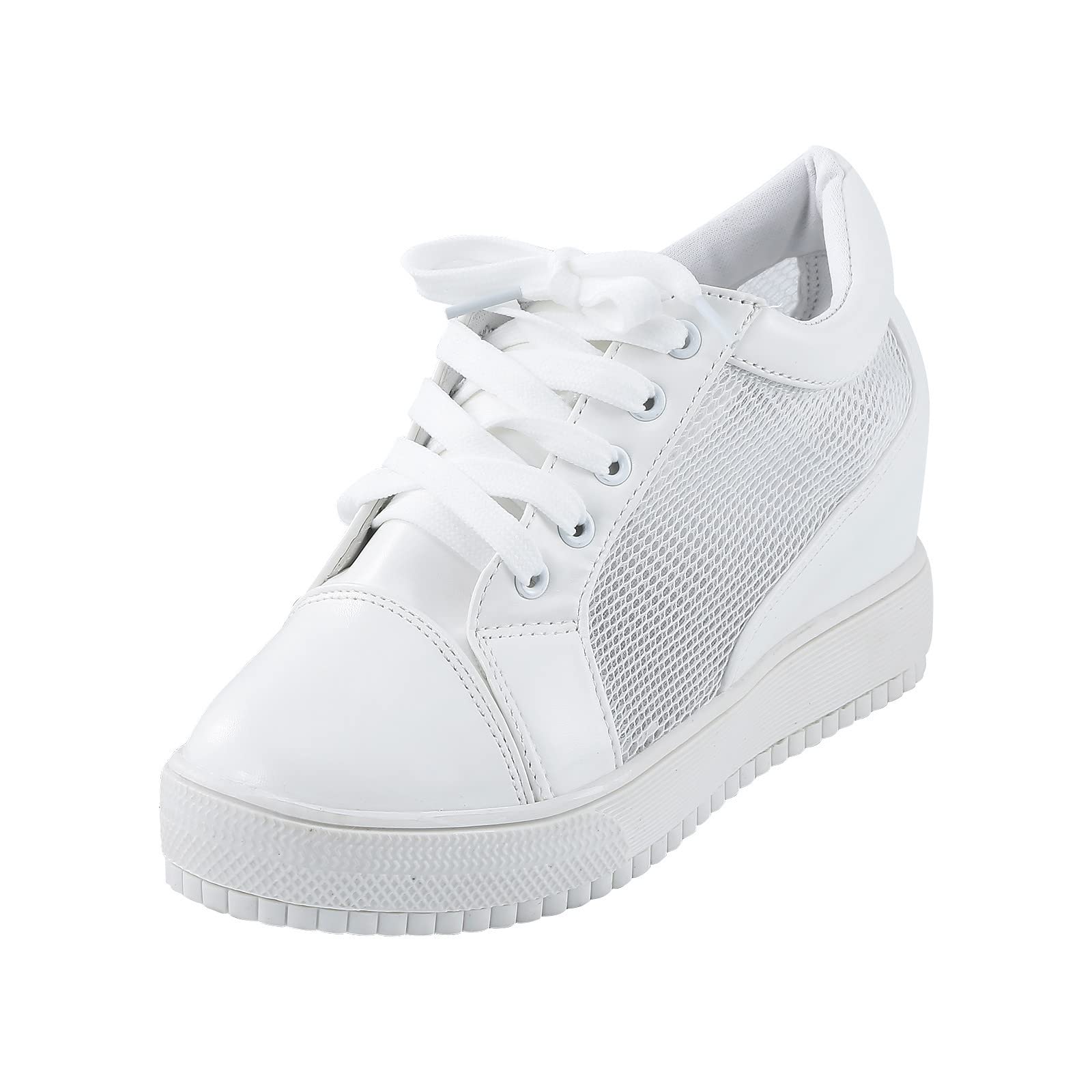 PATOPO Women's Summer Platform Canvas Sneakers - Brown Fashion Shoes for Ladies | Casual Walking, Beach Outfits & Everyday Wear