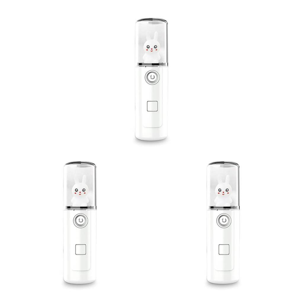 Lmoikesz 3-Pack 30ml Facial Mist Sprayer - Portable Face Humidifier for Skin Hydration & Makeup Setting | Perfect for Travel, Office & Daily Skincare Routine