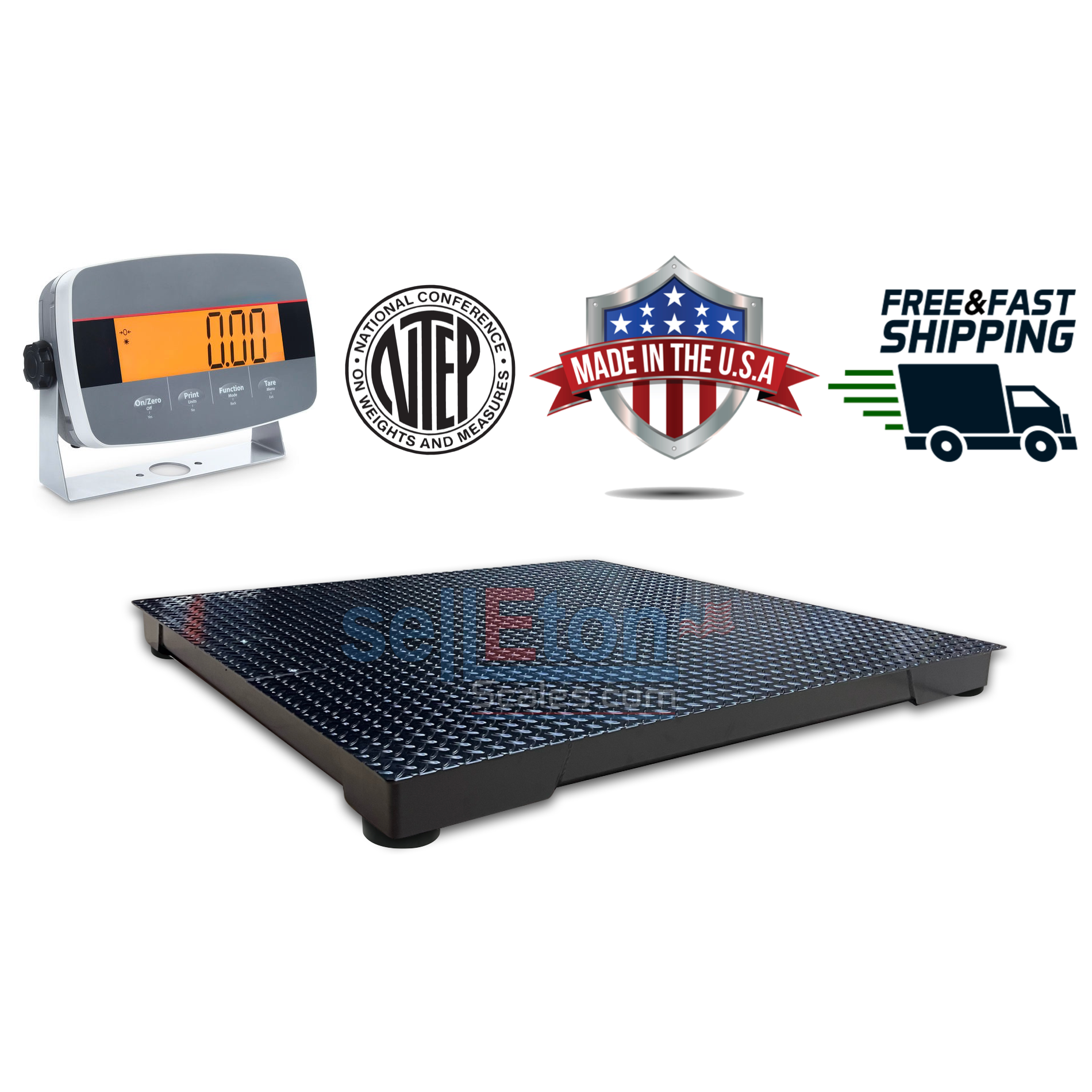 SellEton SL 900 USA 4x8 Digital Floor Scale - 48