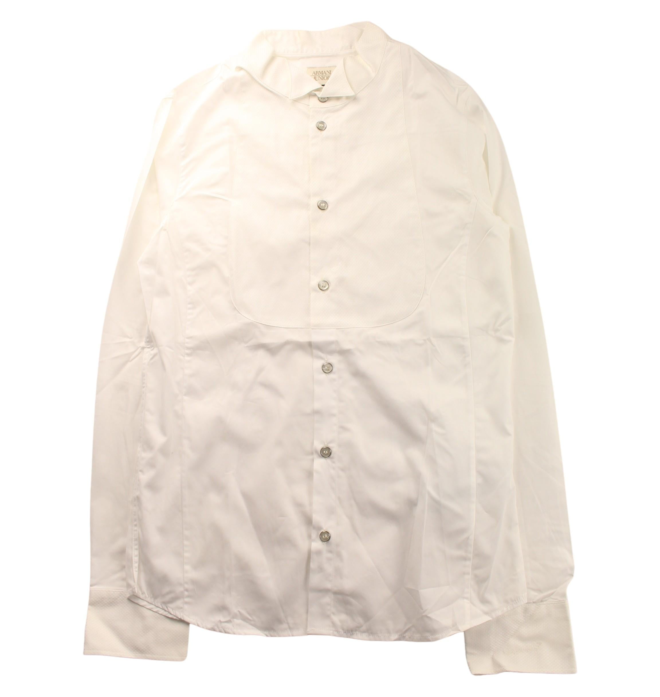 Armani Long Sleeve Shirt for Men - Premium Cotton Dress Shirt for Business & Casual Wear - Formal Office Attire & Smart Outfits