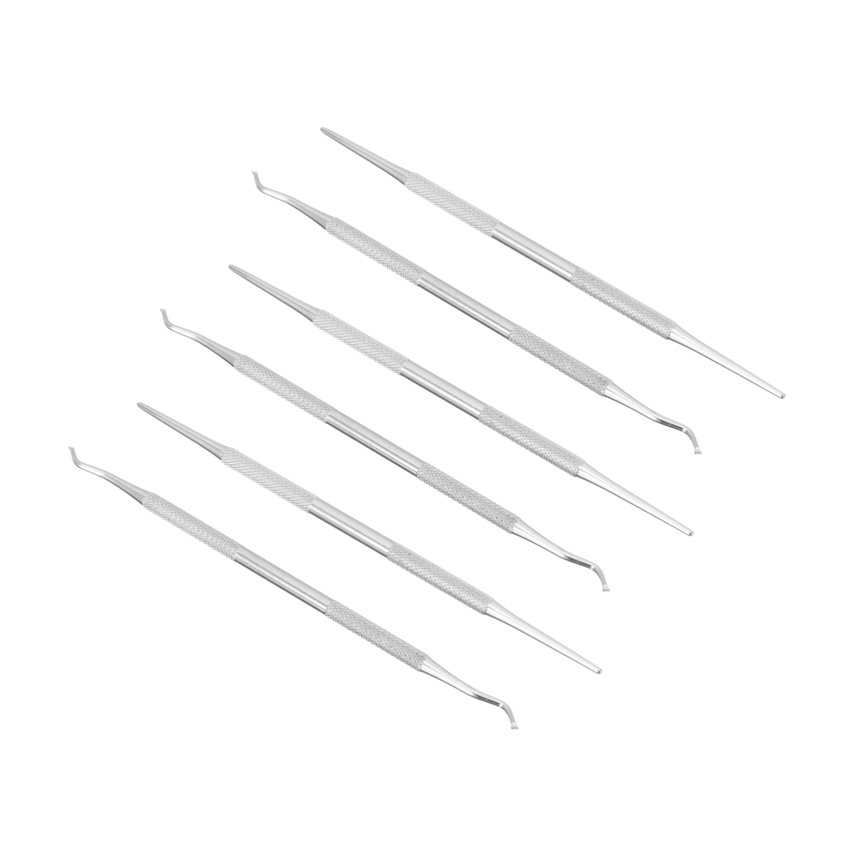 Ergonomic Nail Cleaning Tools 6pcs - Ingrown Nail Care for Salon & Home Use