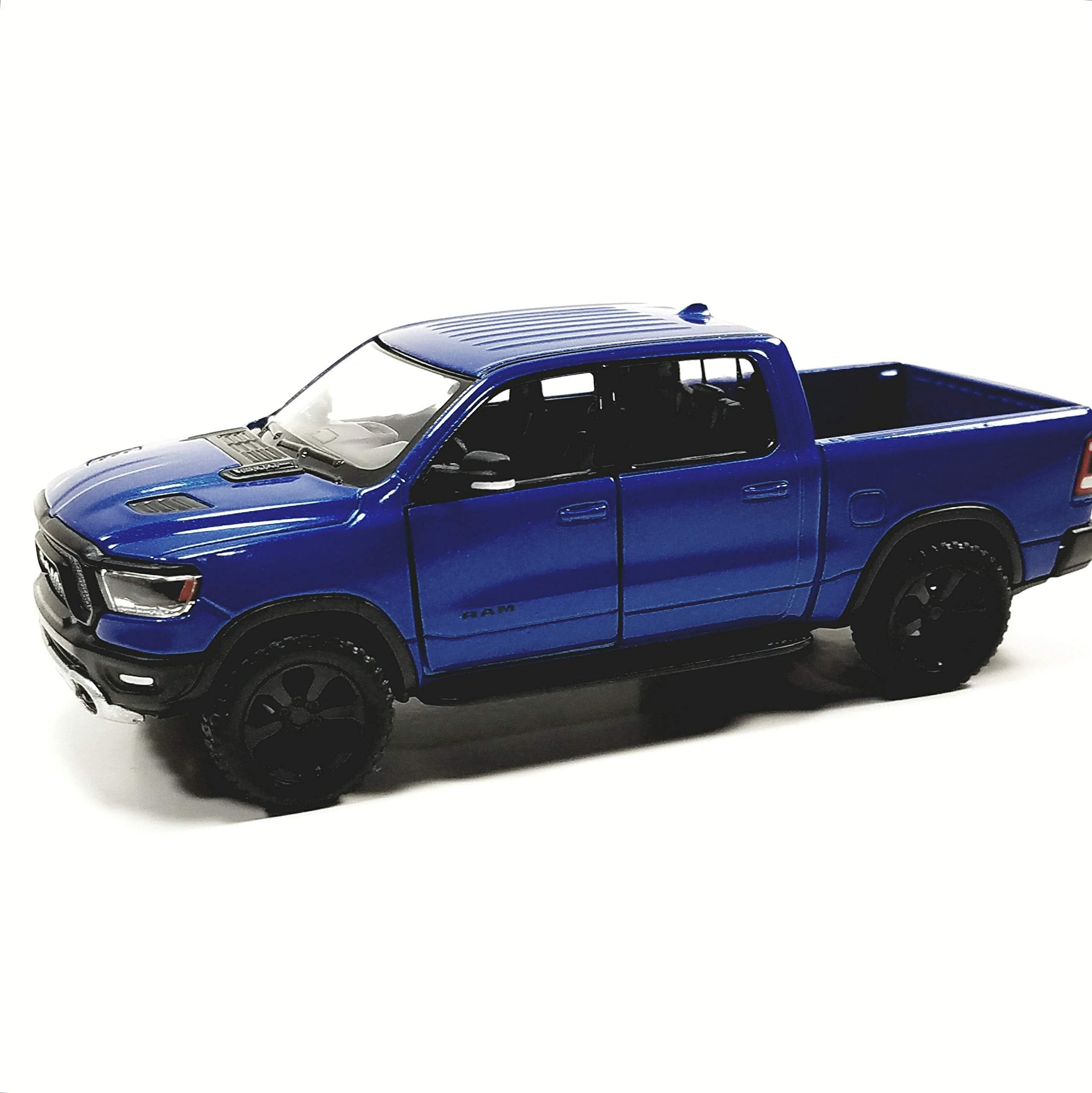 2019 Dodge Ram 1500 Pickup Truck 1/46 Scale Diecast Model Car - Blue | Kinsmart Collectible Toy for Adults & Kids | Perfect for Display, Gifts, and Car Enthusiast Collections