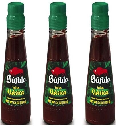 4-Pack Buffalo Salsa Clasica Mexican Hot Sauce 5.4 oz (Pack of 3) - Authentic Spicy Flavor for Tacos, Nachos, Wings & Mexican Cuisine