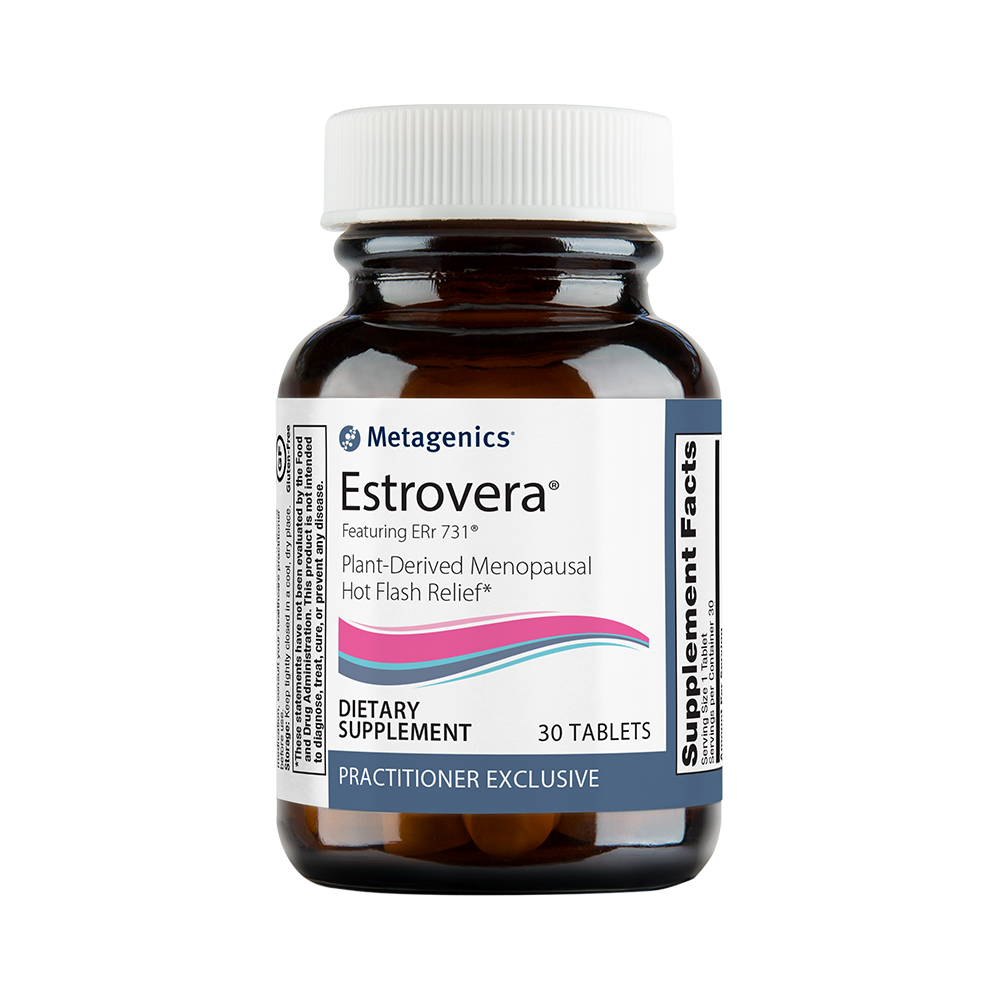 Meta Estrovera 30Ct - Natural Menopause Relief Supplement for Women - Hot Flash & Hormone Balance Support - Daily Use for Perimenopause & Postmenopause Comfort