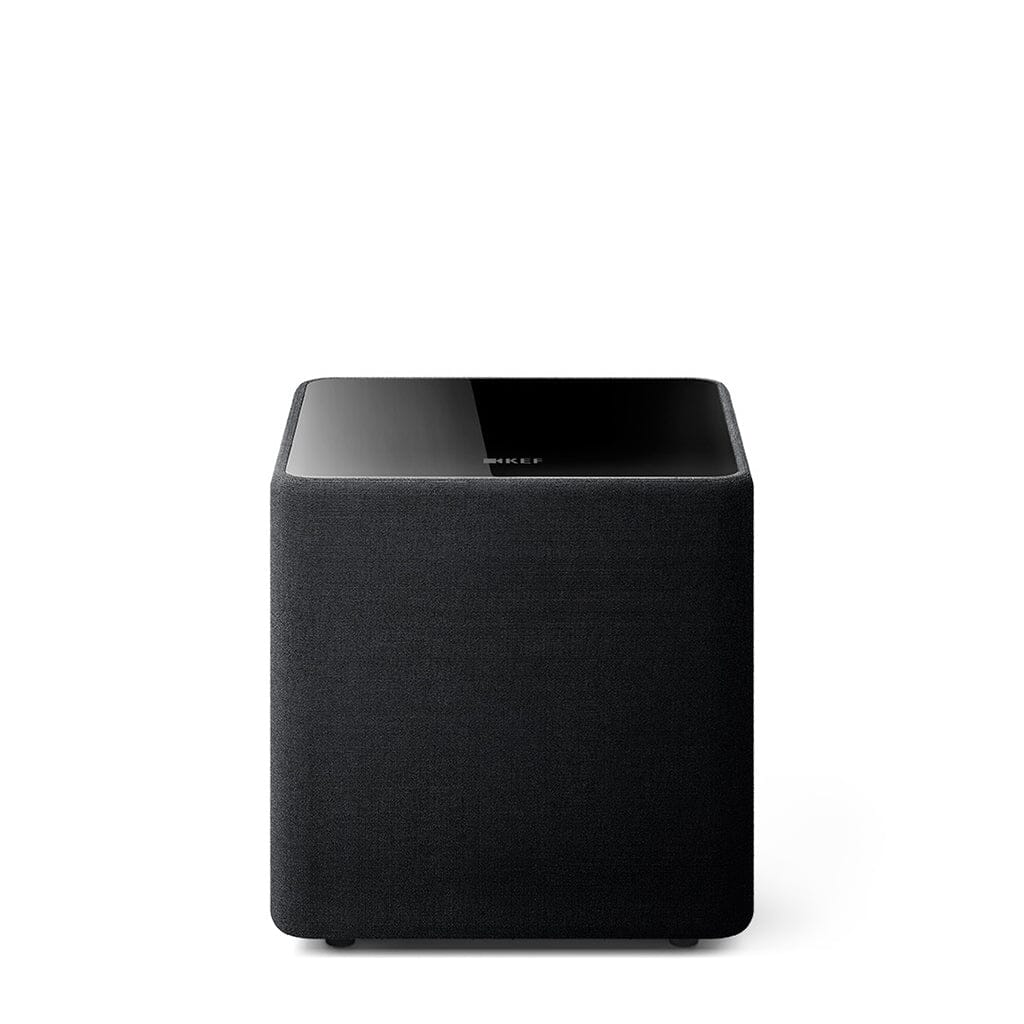 KEF Kube 8 MIE Powered Subwoofer - High Performance Home Theater & Music Bass Speaker for Immersive Audio Experience