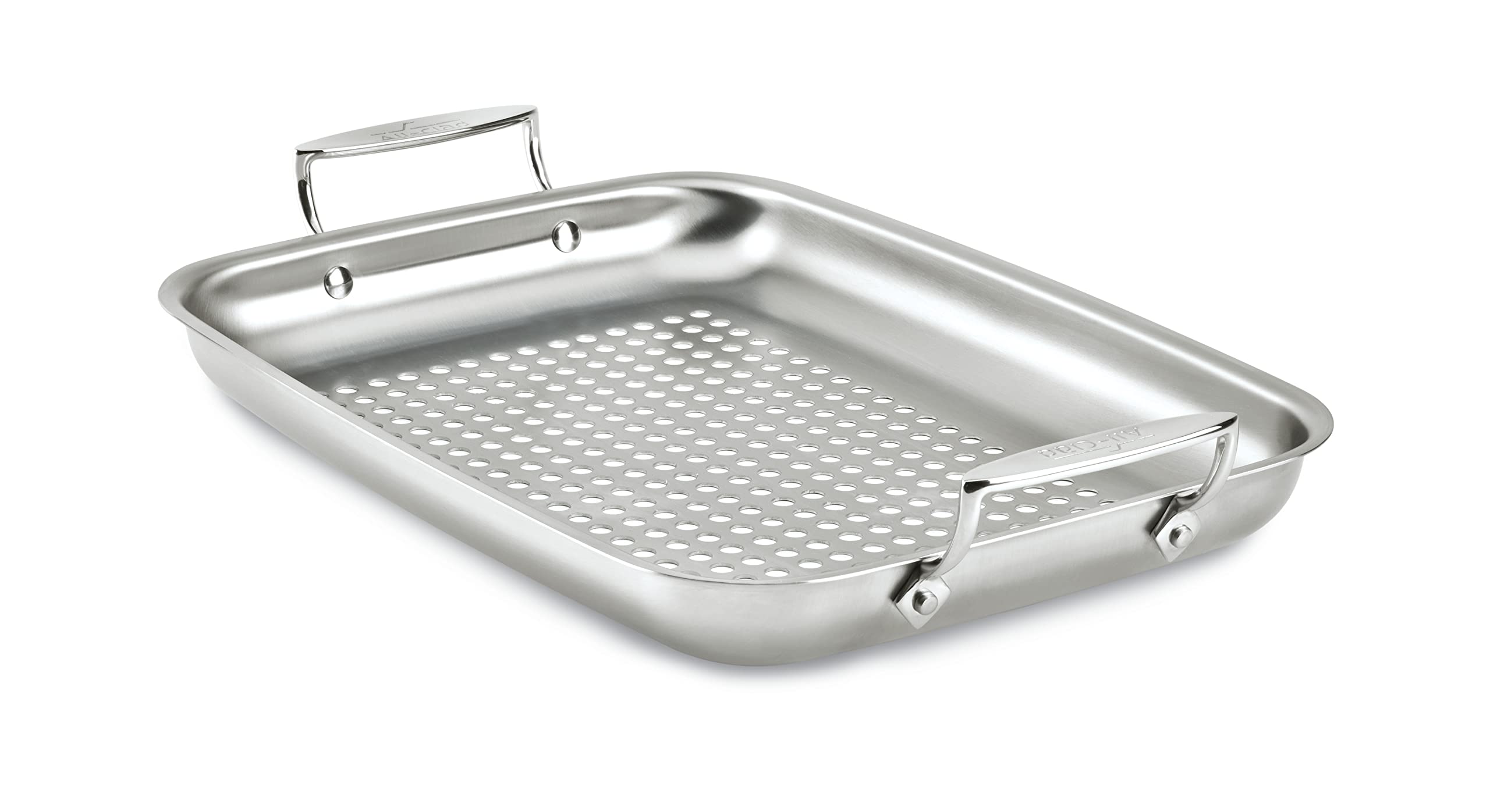 All-Clad Stainless Steel Roaster Pan 15x11 Inch - Oven & Broiler Safe Up to 700°F - Premium Cookware for Turkey, Chicken & Holiday Meals - Perfect for Thanksgiving, Christmas & Family Gatherings