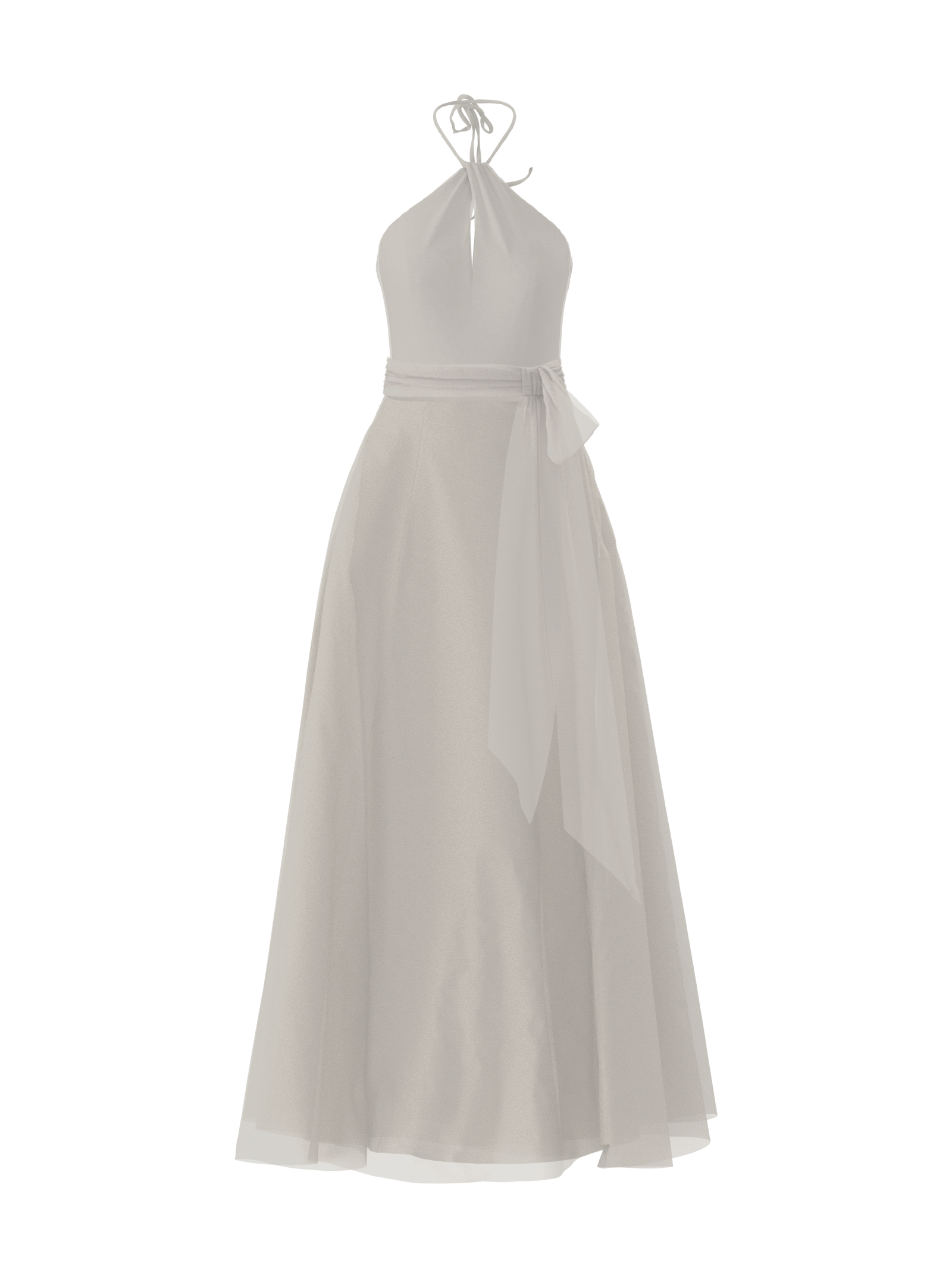 Colby Bodice & Cerisa Skirt Set with Sash Belt - Elegant Dove Print Outfit for Women | Perfect for Weddings, Parties, and Special Occasions