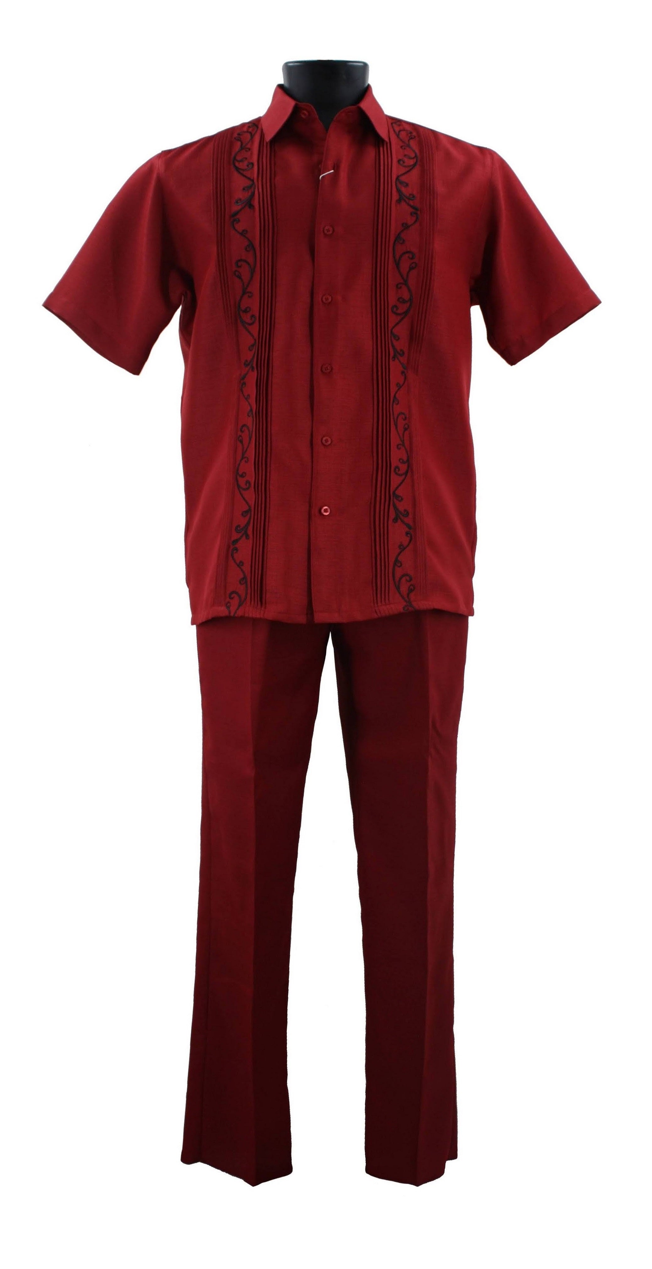 Bassiri Red 2-Piece Set A142 - Stylish Matching Outfit for Women | Perfect for Date Night, Parties & Special Occasions