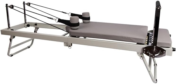 Foldable Pilates Reformer Machine with Jump Board - Portable Home Gym Equipment for Full Body Workouts | Perfect for Home, Studio & Fitness Enthusiasts | Strengthen Core, Improve Flexibility & Tone Muscles