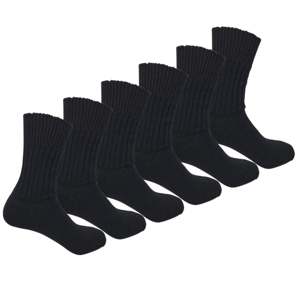 Premium Wool Boot Socks for Men & Women - 100% Organic Virgin Wool, Sizes 6-13.5 - Warm & Comfortable Hiking, Skiing & Winter Outdoor Socks