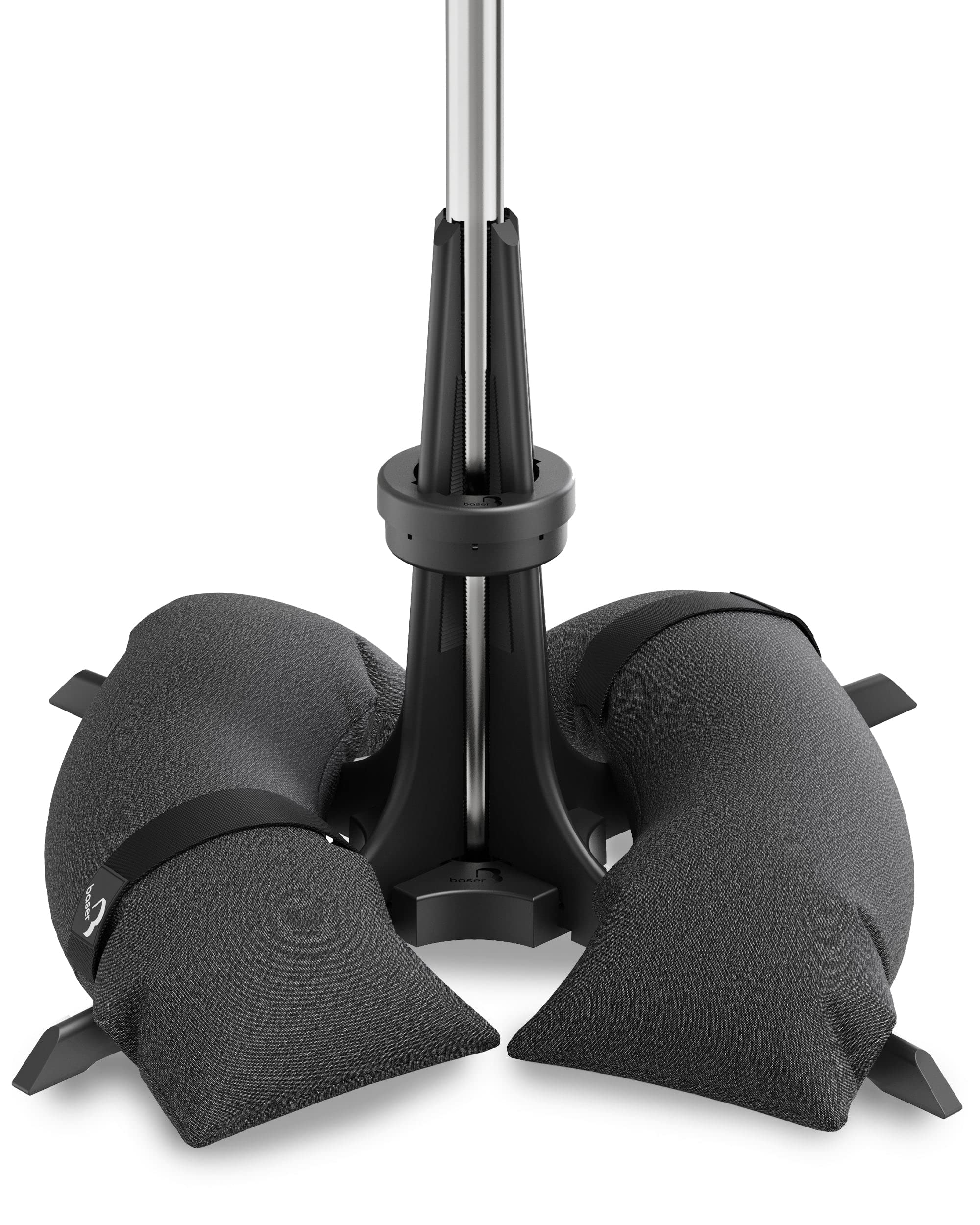 Heavy Duty 110 lbs Sand-Filled Patio Umbrella Base - Supports Up to 11.5 ft Market Umbrellas | Eco-Friendly Recycled Material | Perfect for Backyard, Poolside & Outdoor Dining Areas