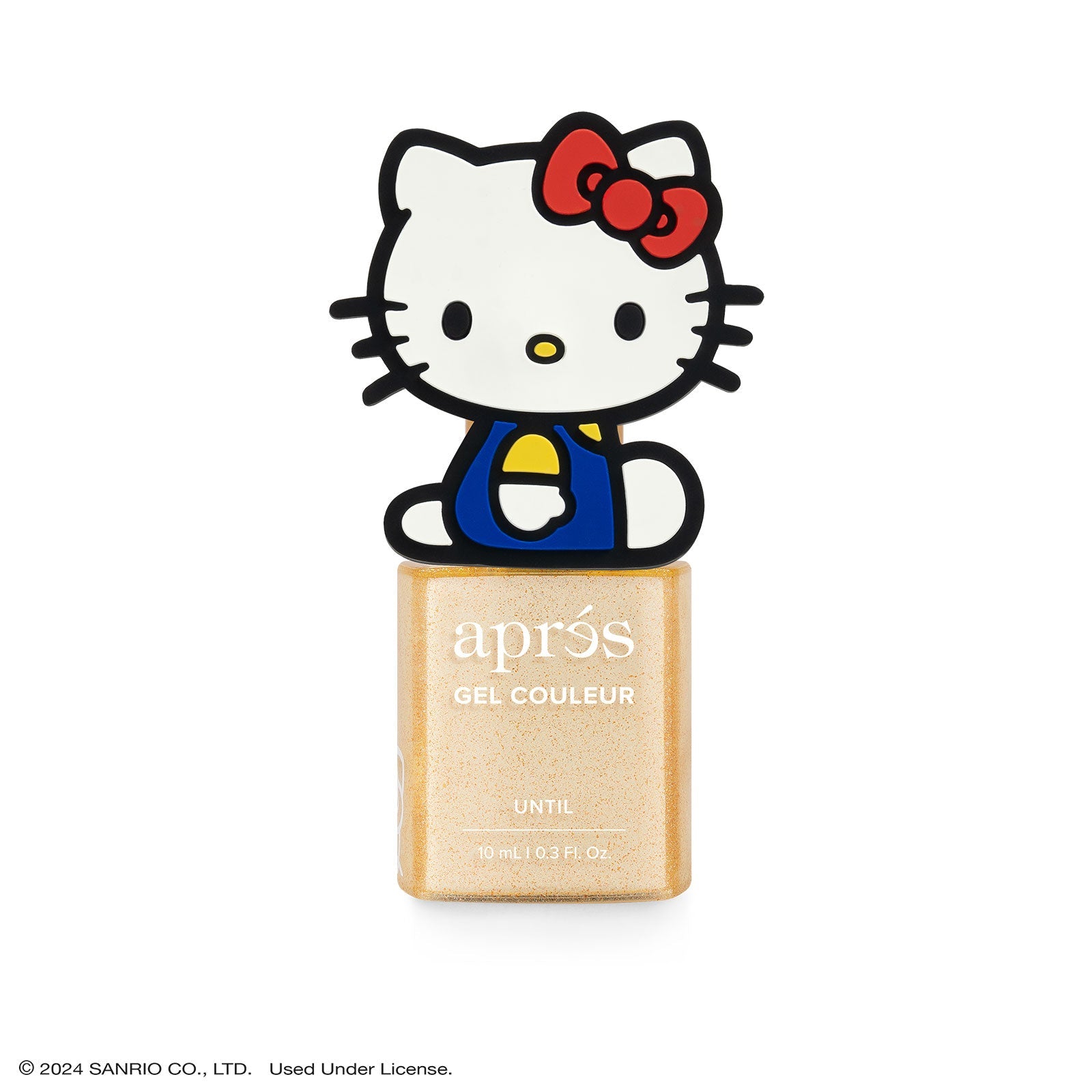 Apres Hello Kitty Flash Glitter Gel Nail Polish - Long Lasting Shiny Glitter Nail Color for Manicure & Pedicure | Perfect for Parties, Holidays & Special Occasions