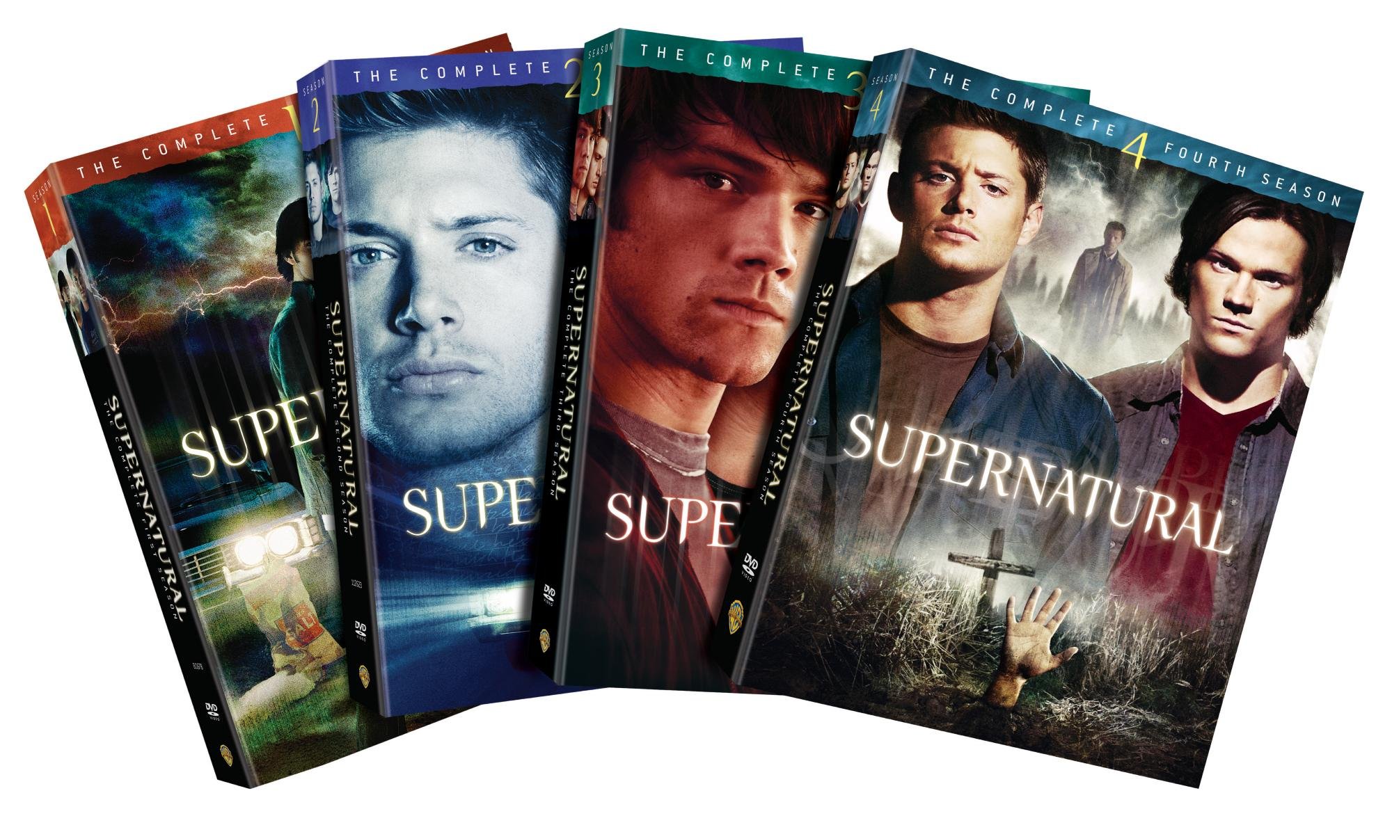 Supernatural: The Complete Seasons 1-4 DVD Box Set | Supernatural TV Series Collection | Perfect for Horror & Fantasy Fans | Great for Binge-Watching & Gift Giving