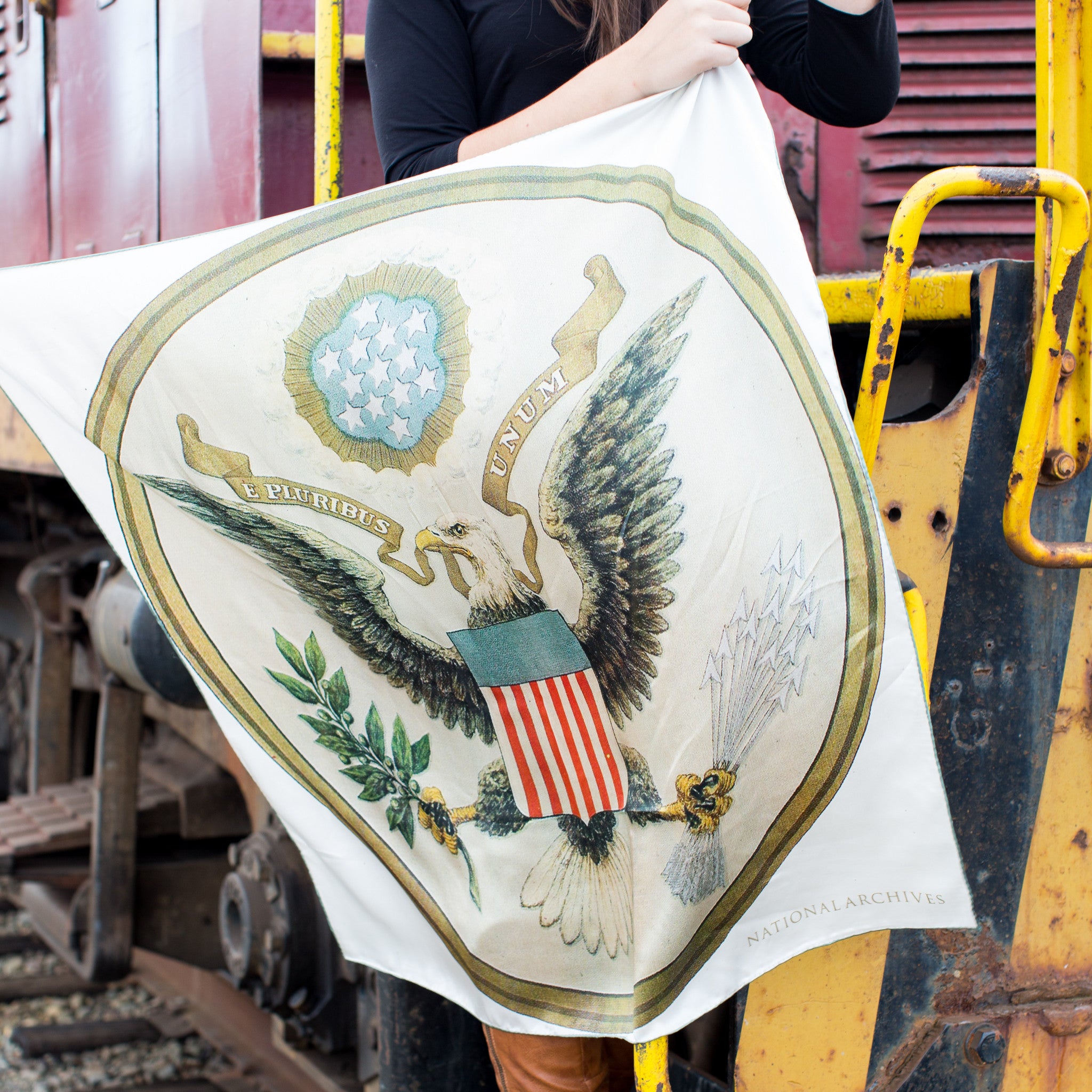 Luxury Great Seal Silk Scarf for Women - Elegant Floral Print Shawl Wrap - Perfect for Weddings, Parties & Formal Occasions