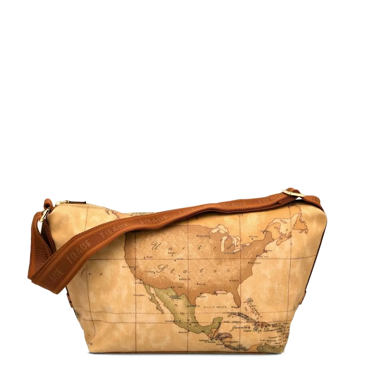Alviero Martini 1a Classe Large Geo Classic Crossbody Bag in Natural - CD0376000 - Perfect for Travel, Work & Everyday Use