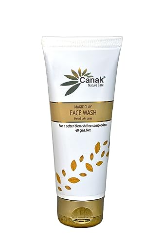 Canak Nature Care Clay Face Wash for Acne & Oily Skin - 60gm | Deep Cleansing & Detoxifying | Perfect for Daily Skincare Routine & Travel