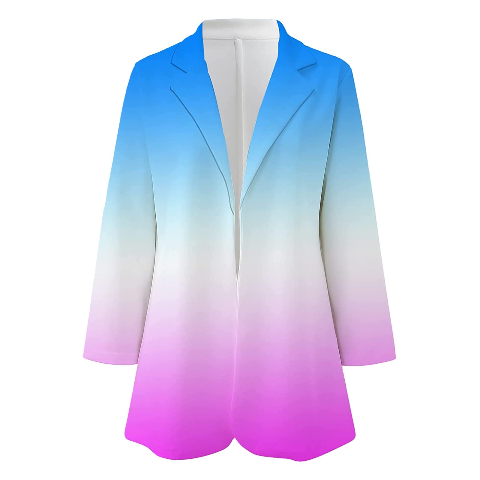 UODSVP Women's Winter Coats - Fashion Lapel Printed Jacket, Casual Suit Outerwear for Office, Dating & Daily Wear | Warm & Stylish Winter Coat for Women