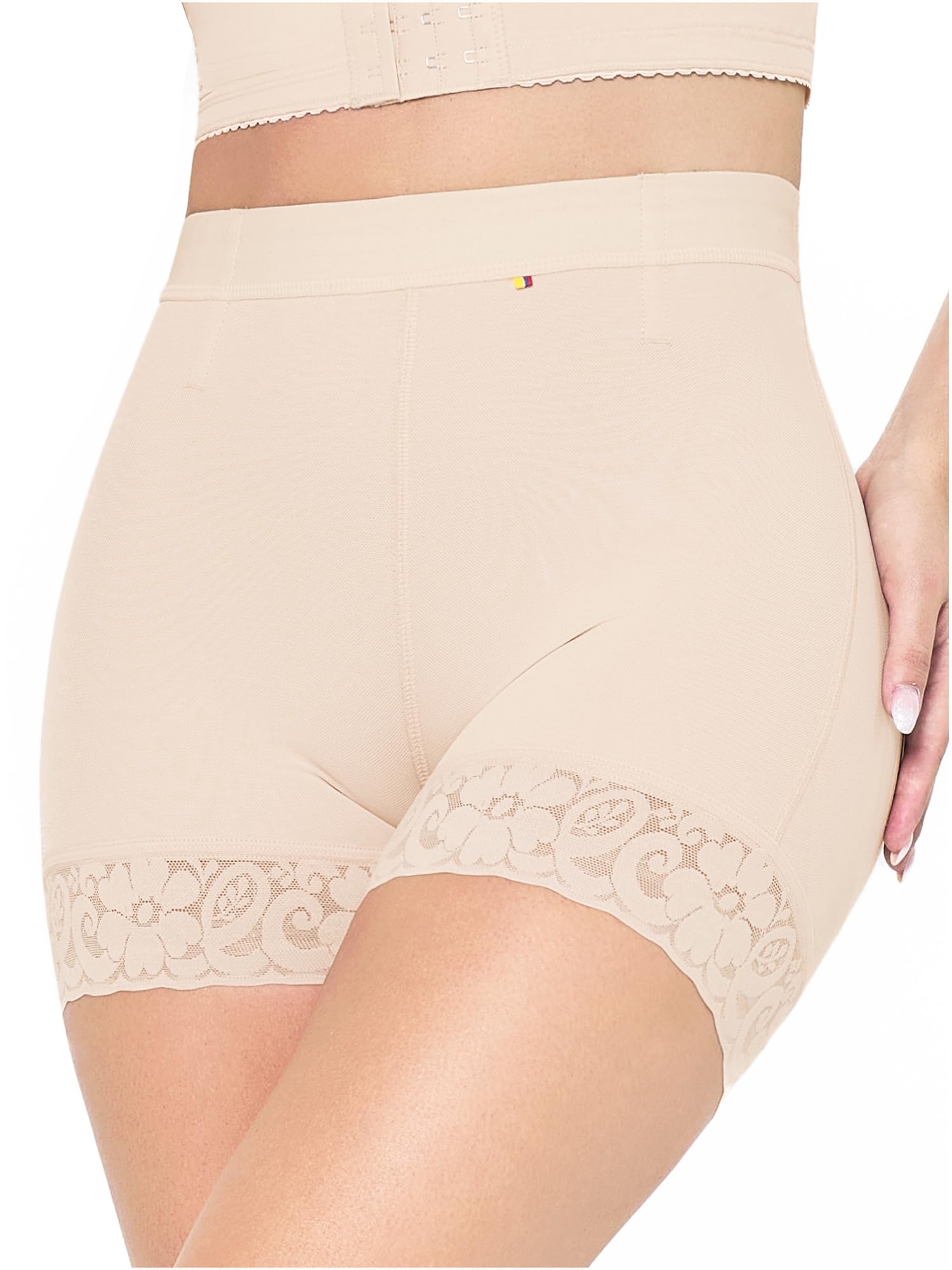 MARIAE Colombian Compression Shorts for Women – High Waist Slimming Shapewear | Fajas Colombianas for Workout, Postpartum & Everyday Comfort