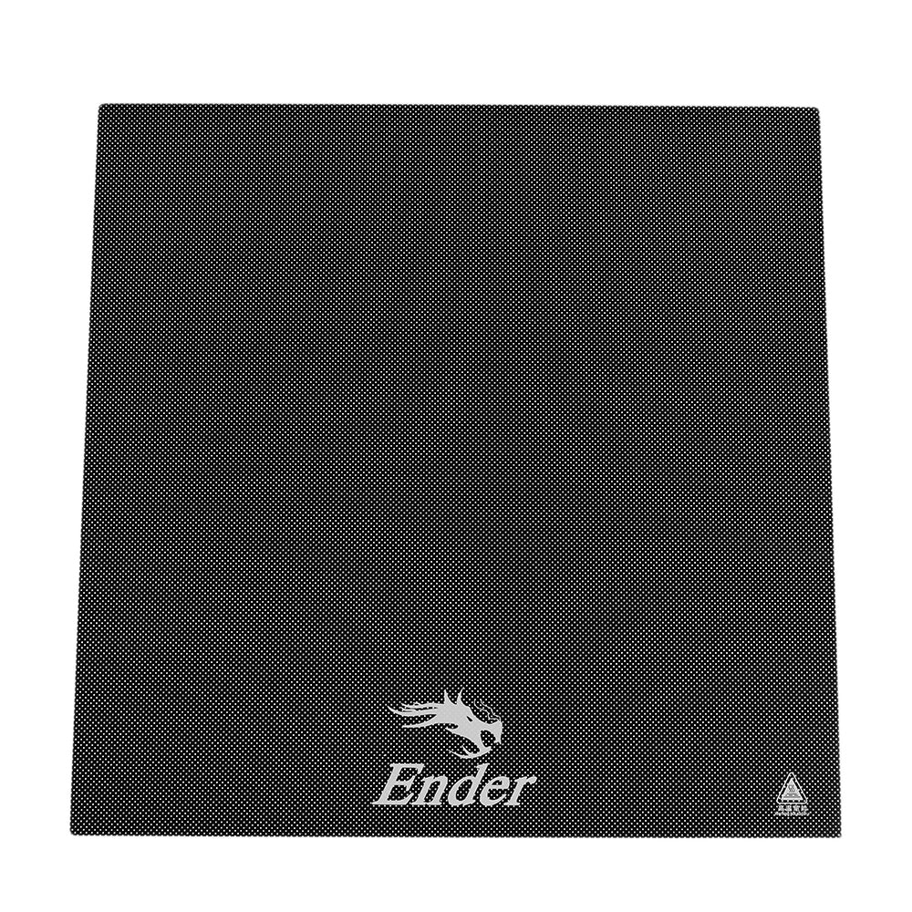 Creality 235x235x4mm Silicon Carbon Build Surface Tempered Glass Plate for 3D Printers - Perfect for Ender 3, CR-10, and DIY 3D Printing Projects