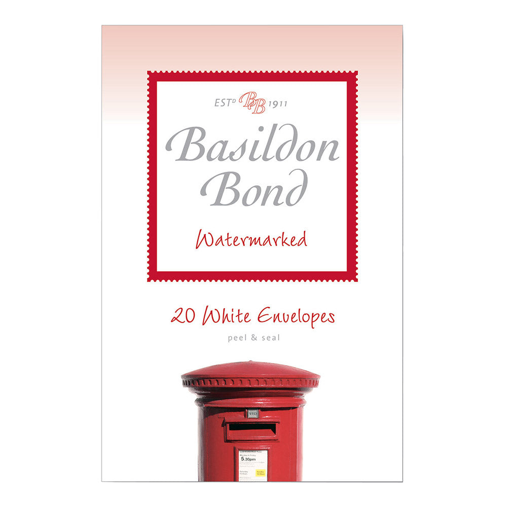 Premium Basildon Bond Duke Envelopes - Pack of 20 White A4 Size for Business Correspondence, Wedding Invitations & Formal Letters